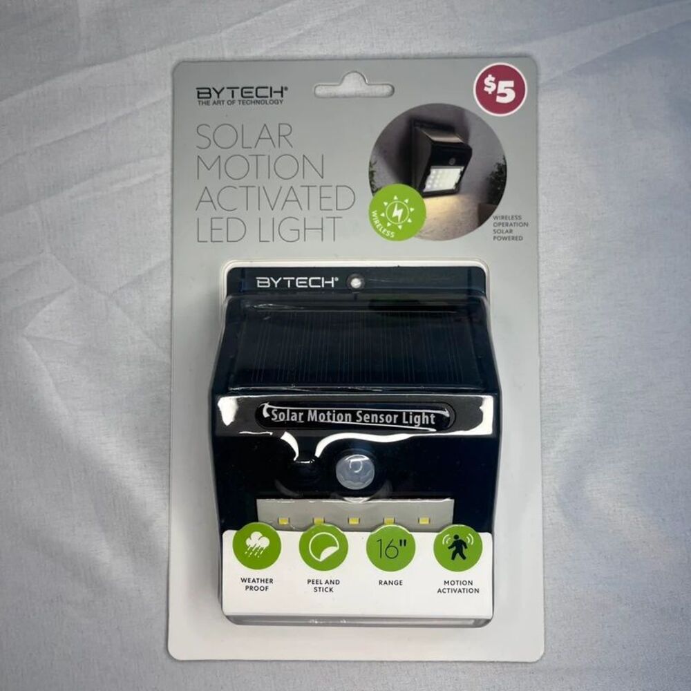 Bytech Solar Motion Sensor LED Light